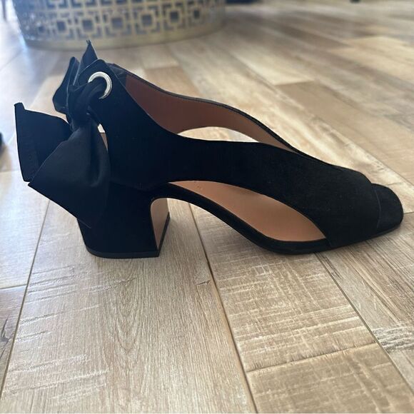 NOMASEI Camoscio Sandal Black Suede with Bow detail! - Picture 10 of 15